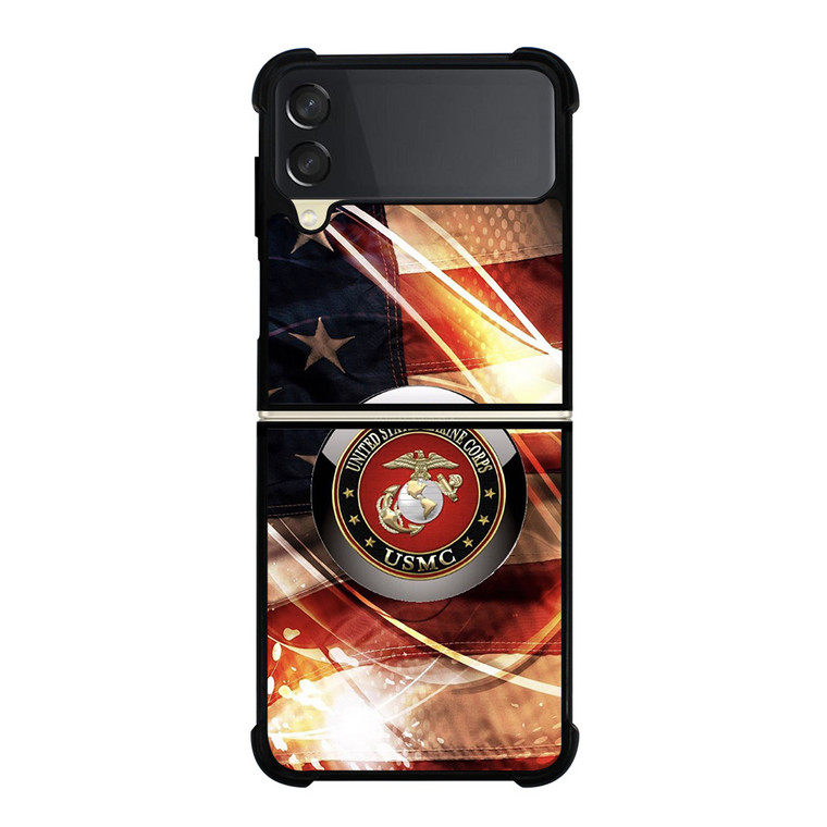 US MARINE CORPS USMC 2 Samsung Galaxy Z FLip 3 5G Case Cover