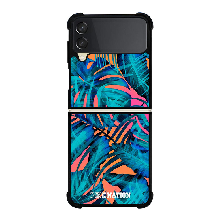 VICTORIA'S SECRET FLORAL PINK 2 Samsung Galaxy Z FLip 3 5G Case Cover