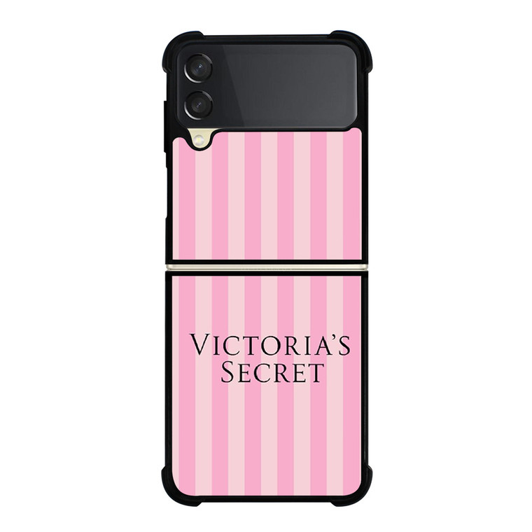 VICTORIA'S SECRET LOGO PINK STRIPE Samsung Galaxy Z FLip 3 5G Case Cover VICTORIA'S SECRET LOGO PINK STRIPE Samsung Galaxy Z FLip 3 5G Case Cover