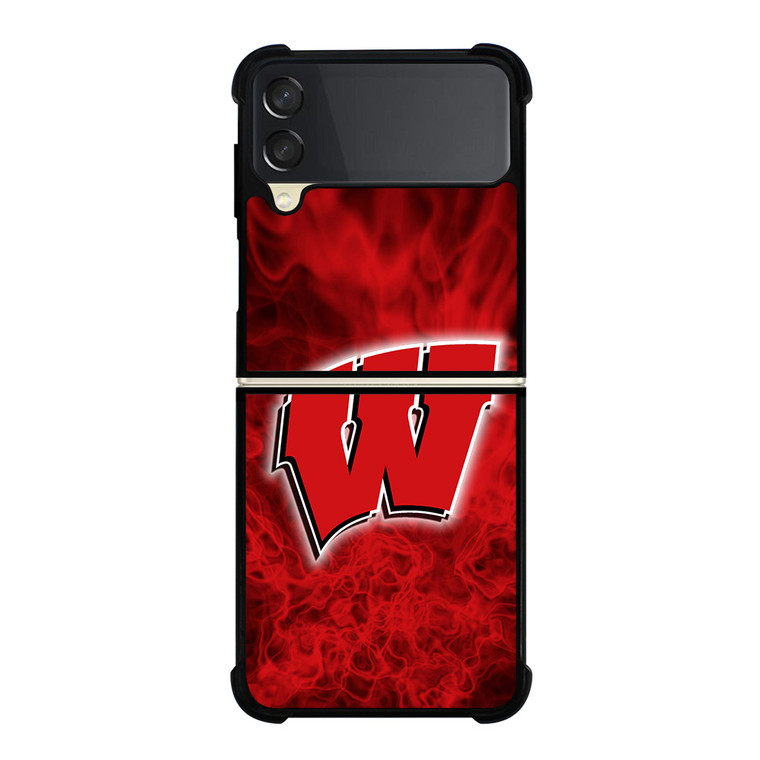 WISCONSIN BADGER LOGO Samsung Galaxy Z FLip 3 5G Case Cover