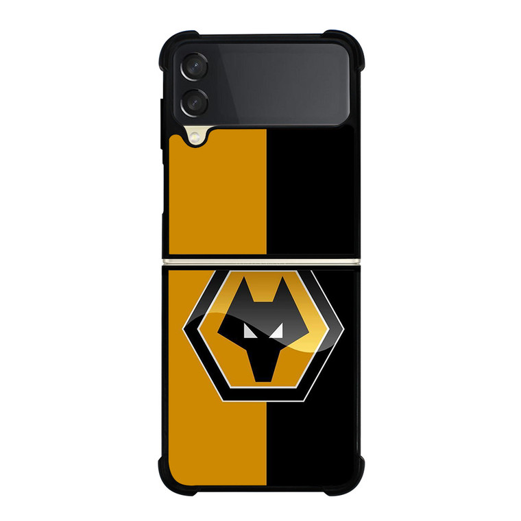WOLVERHAMPTON WANDERERS FOOTBALL LOGO Samsung Galaxy Z FLip 3 5G Case Cover