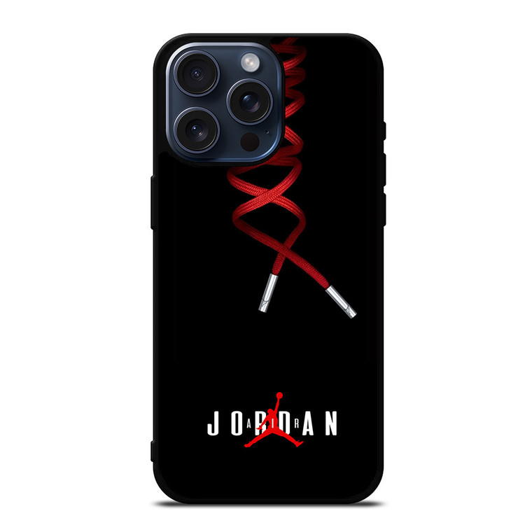 AIR JORDAN LOGO SHOELACE iPhone 15 Pro Max Case