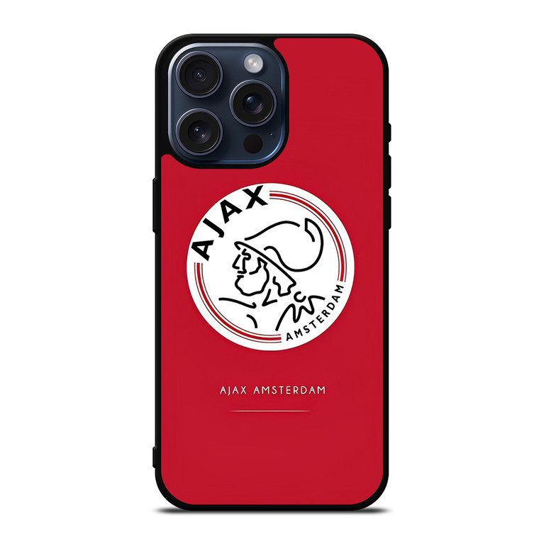 AJAX AMSTERDAM FOOTBALL TEAM LOGO ICON iPhone 15 Pro Max Case