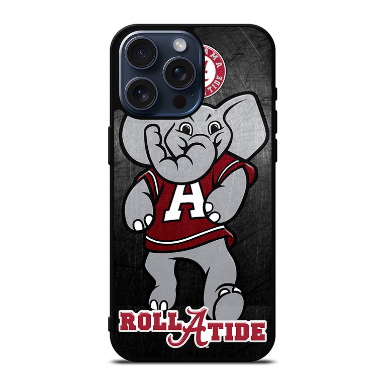 ALABAMA ROLL A TIDE CRIMSON BAMA FOOTBALL iPhone 15 Pro Max Case ALABAMA ROLL A TIDE CRIMSON BAMA FOOTBALL iPhone 15 Pro Max Case