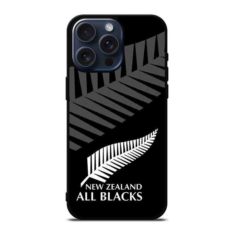 ALL BLACKS NEW ZEALAND RUGBY 3 iPhone 15 Pro Max Case