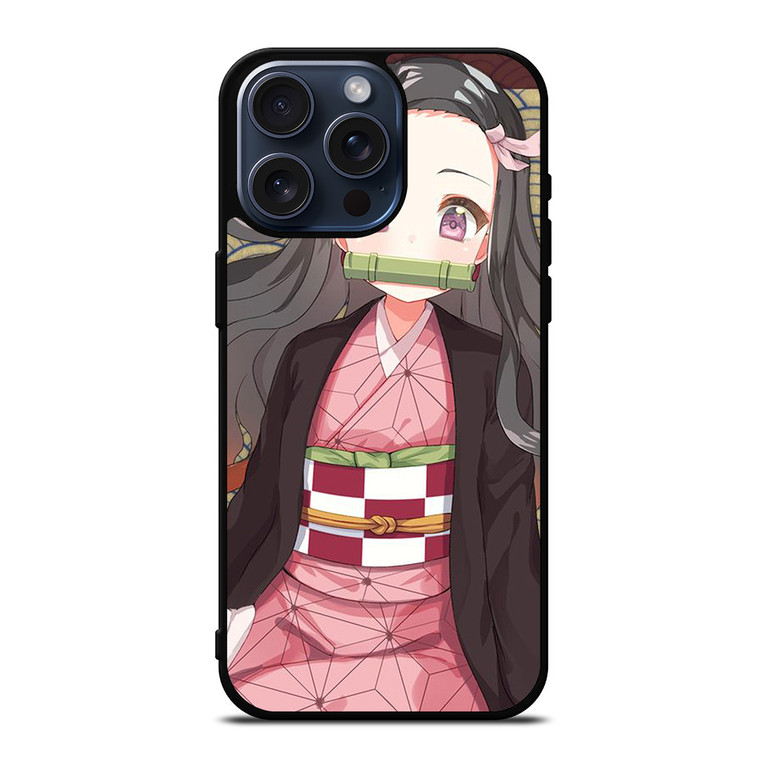ANIME DEMON SLAYER KIMETSU NO YAIBA CUTE GIRL iPhone 15 Pro Max Case