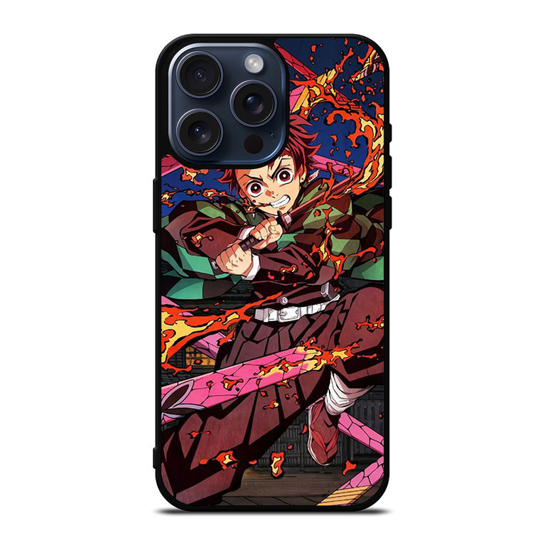 ANIME MANGA DEMON SLAYER TANJIRO KAMADO iPhone 15 Pro Max Case