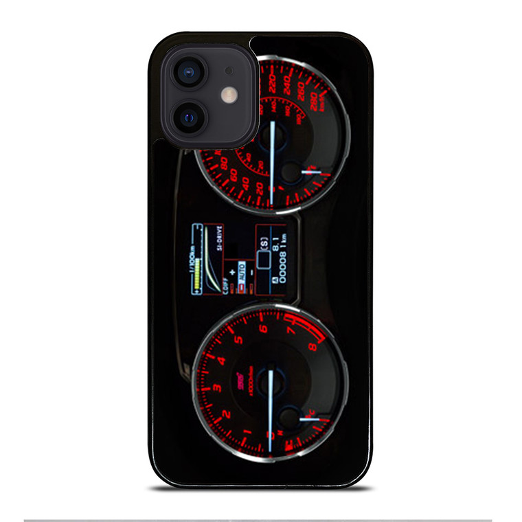 SUBARU IMPREZA WRX STI LCD DISPLAY iPhone 12 Mini Case