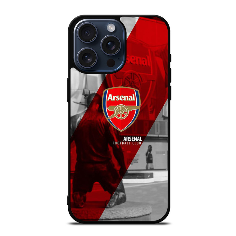 ARSENAL STADIUM BACKGROUND iPhone 15 Pro Max Case