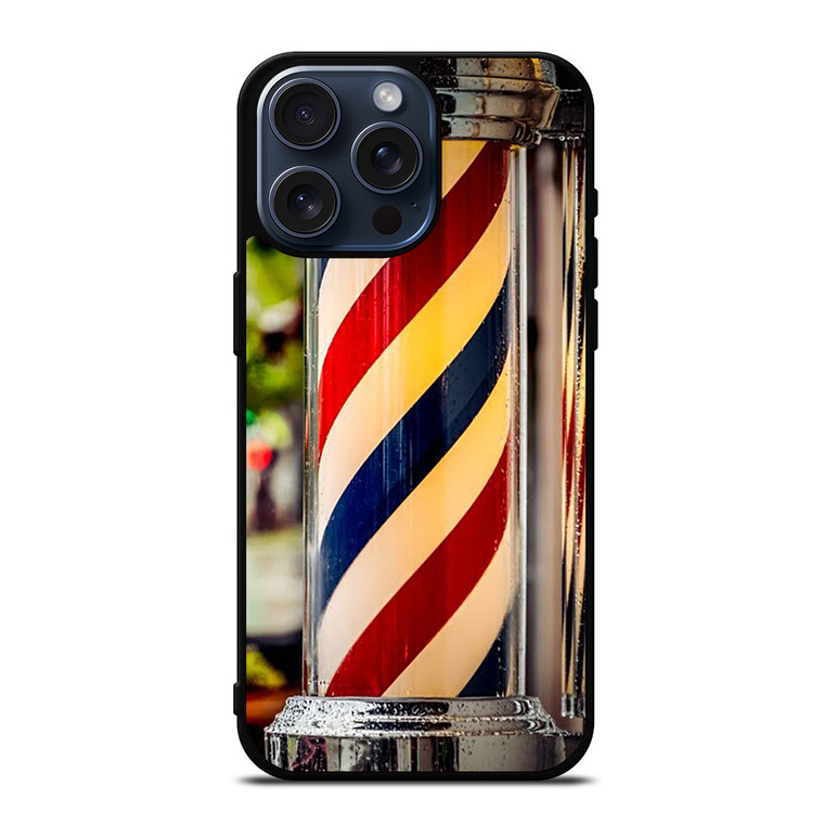 BARBER POLE HAIR CUT iPhone 15 Pro Max Case