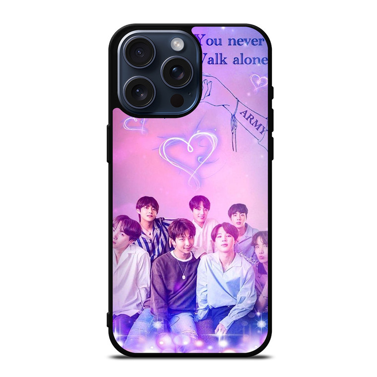 BTS BANGTAN BOYS ARMY iPhone 15 Pro Max Case