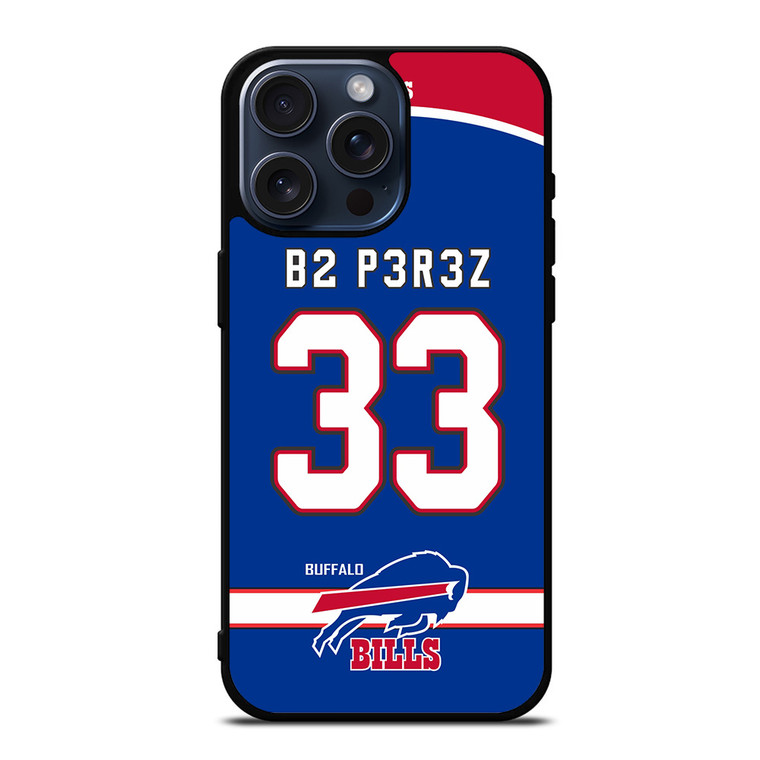 BUFFALO BILLS JERSEY iPhone 15 Pro Max Case BUFFALO BILLS JERSEY iPhone 15 Pro Max Case