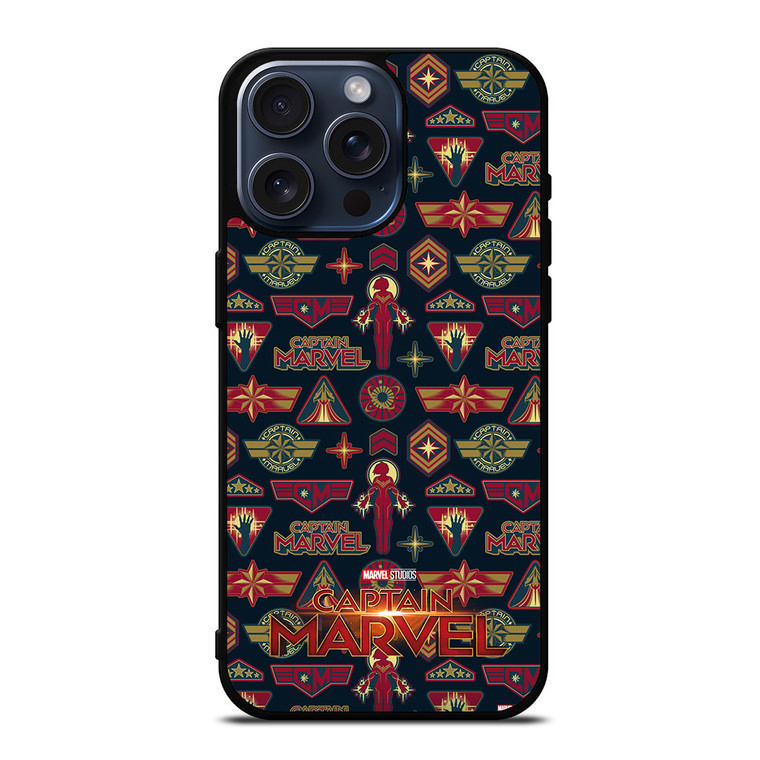CAPTAIN MARVEL LOGO iPhone 15 Pro Max Case