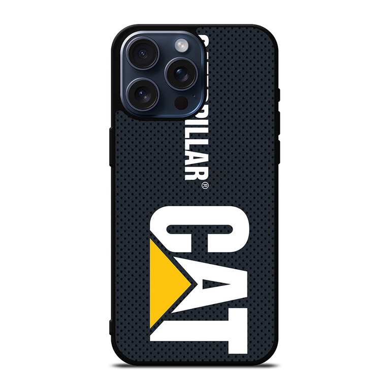 CATERPILLAR CAT LOGO CARBON iPhone 15 Pro Max Case CATERPILLAR CAT LOGO CARBON iPhone 15 Pro Max Case
