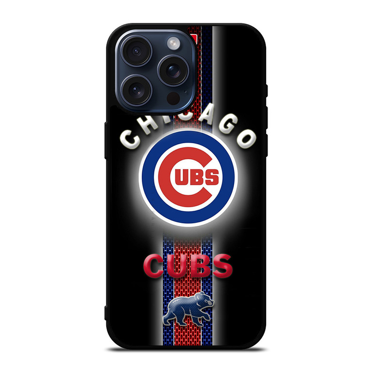 CHICAGO CUBS LOGO BASEBALL CLUB iPhone 15 Pro Max Case