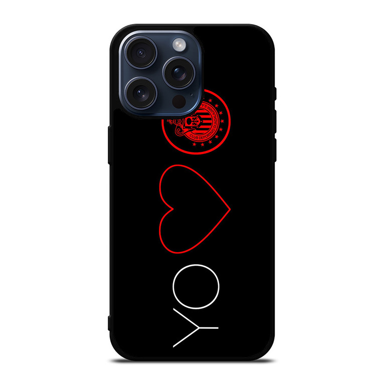 CLUB DEPORTIVO GUADALAJARA CHIVAS LOVE iPhone 15 Pro Max Case