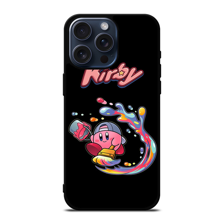 CUTE KIRBY PAINT CHARACTERS iPhone 15 Pro Max Case
