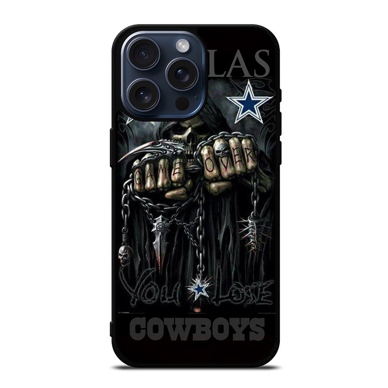 DALLAS COWBOYS SKULL iPhone 15 Pro Max Case