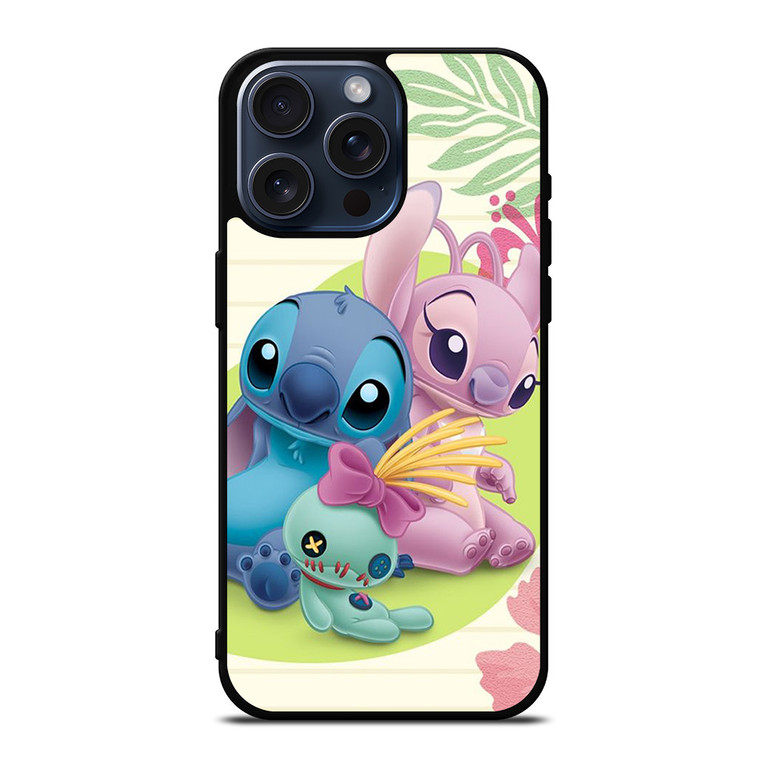 DISNEY STITCH AND GIRLFRIEND iPhone 15 Pro Max Case