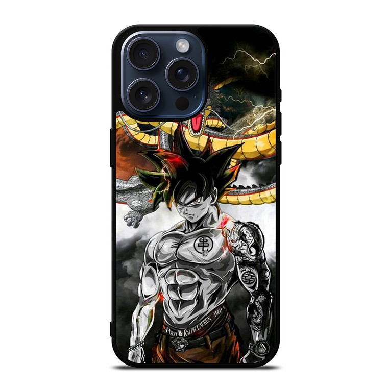 DRAGON BALL GOKU AND SHENRON iPhone 15 Pro Max Case DRAGON BALL GOKU AND SHENRON iPhone 15 Pro Max Case