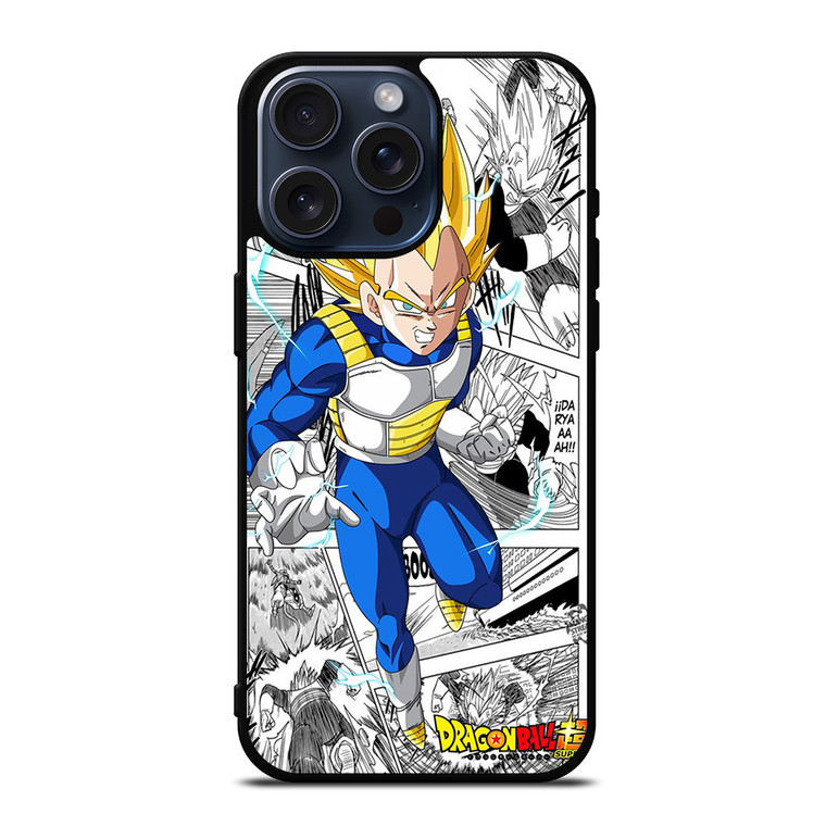 DRAGONBAL VEGETA COMIC iPhone 15 Pro Max Case