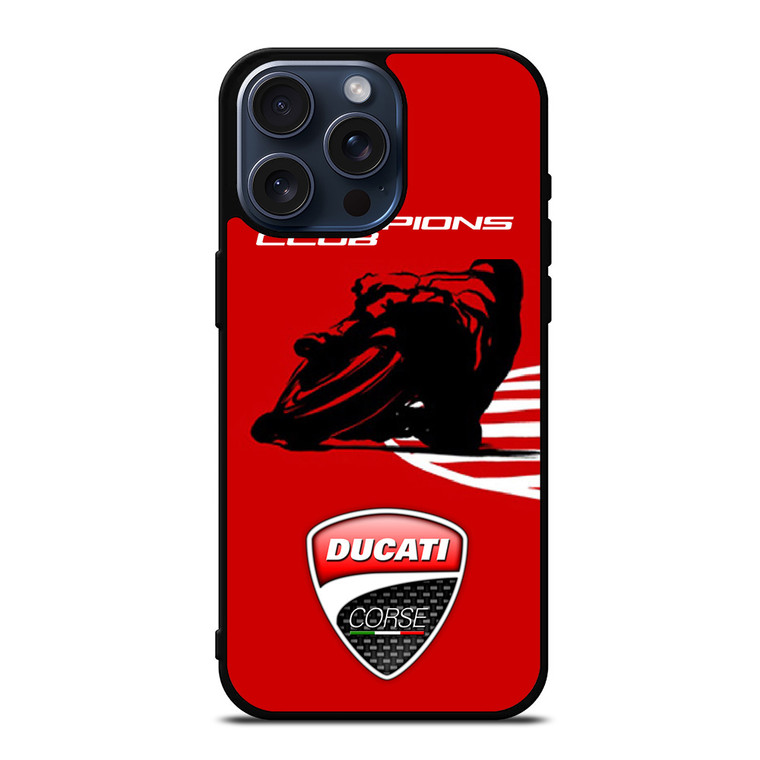DUCATI LOGO CORSE MOTOGP 3 iPhone 15 Pro Max Case