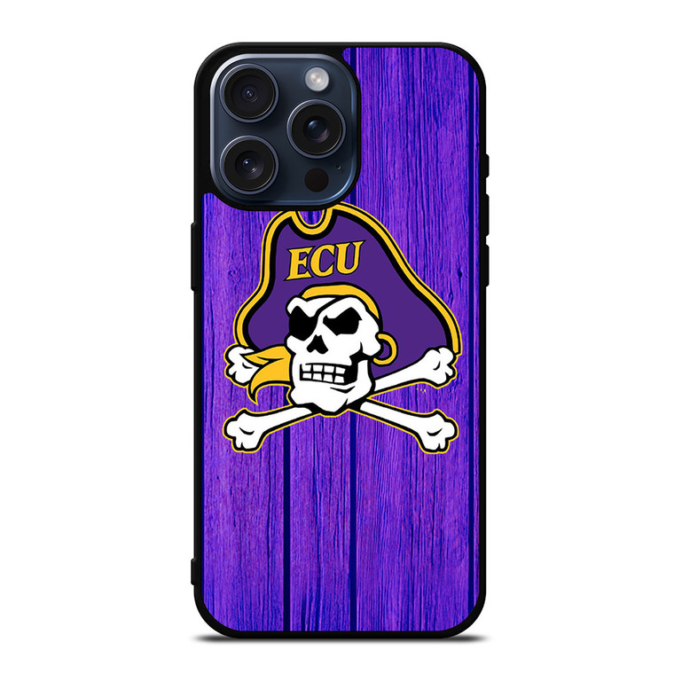 EAST CAROLINA PIRATES UNIVERSITY ECU FOOTBALL ICON iPhone 15 Pro Max Case