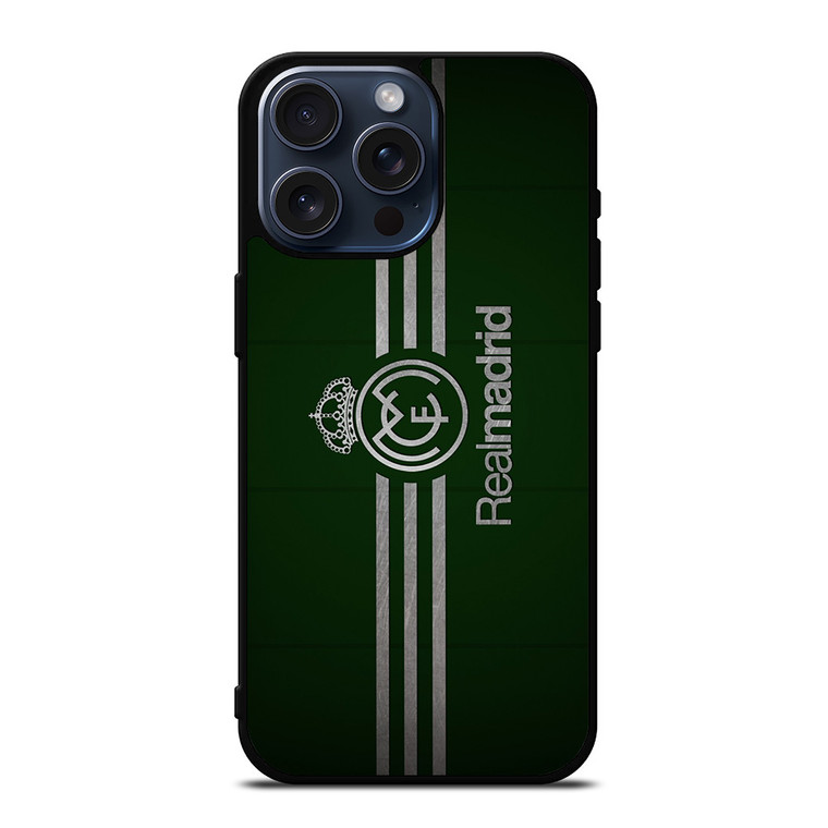 FC REAL MADRID GREEN iPhone 15 Pro Max Case