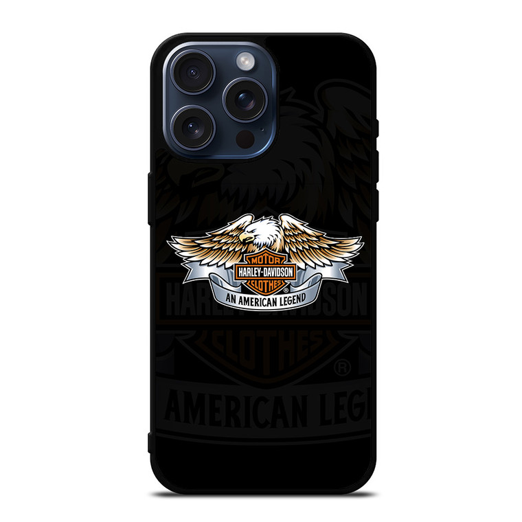 HARLEY DAVIDSON MOTOR EAGLE LOGO iPhone 15 Pro Max Case