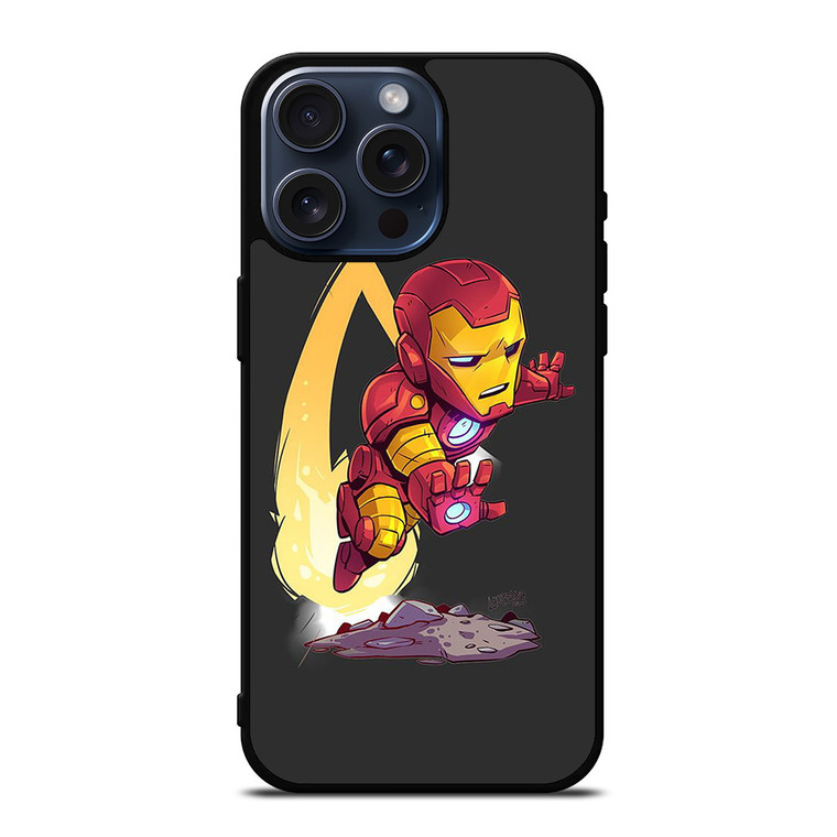 IRON MAN CARTOON KAWAII MARVEL iPhone 15 Pro Max Case
