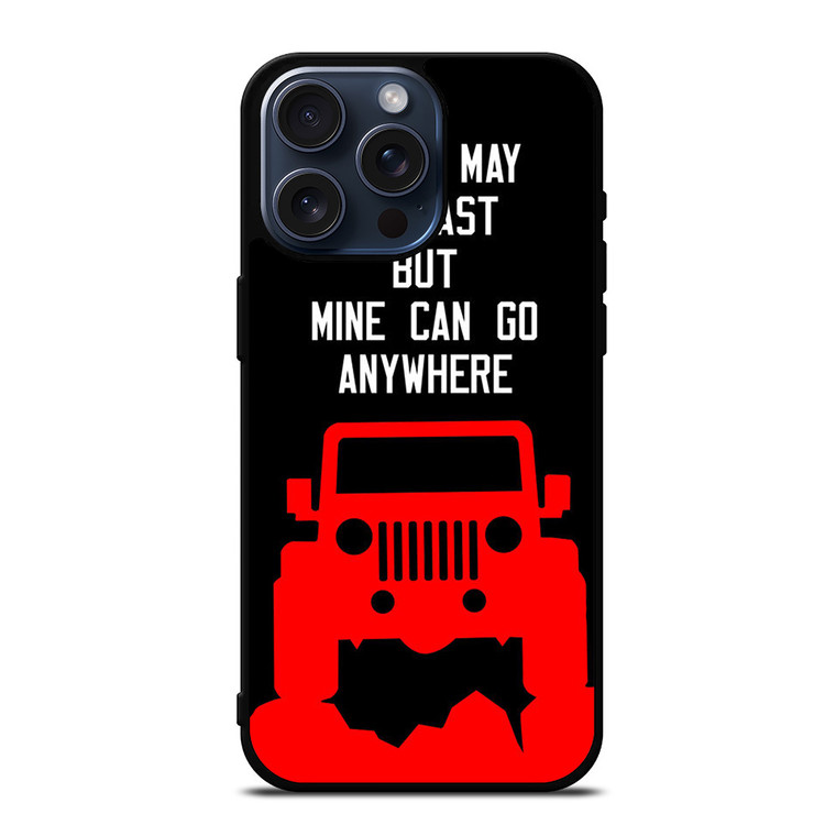 JEEP ADVENTURE QUOTE iPhone 15 Pro Max Case JEEP ADVENTURE QUOTE iPhone 15 Pro Max Case