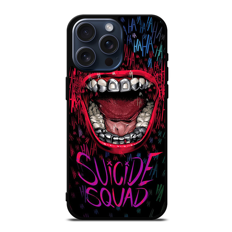 JOKER COMIC SUICIDE SQUAD HAHAHA iPhone 15 Pro Max Case
