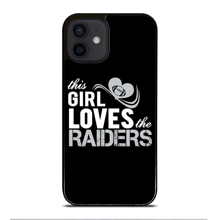 THIS GIRL LOVES THE RAIDERS 2 iPhone 12 Mini Case THIS GIRL LOVES THE RAIDERS 2 iPhone 12 Mini Case