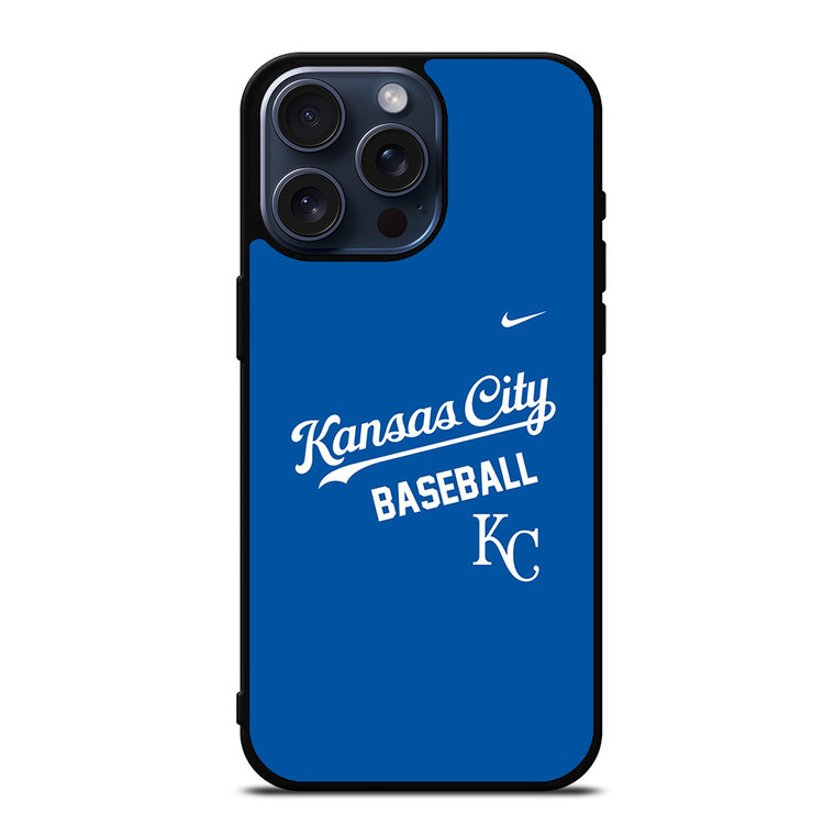 KANSAS CITY BASEBALL BLUE iPhone 15 Pro Max Case