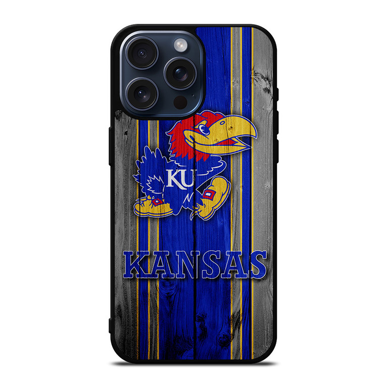 KANSAS JAYHAWKS LOGO iPhone 15 Pro Max Case