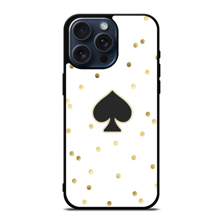 KATE SPADE NEW YORK LOGO GOLD iPhone 15 Pro Max Case