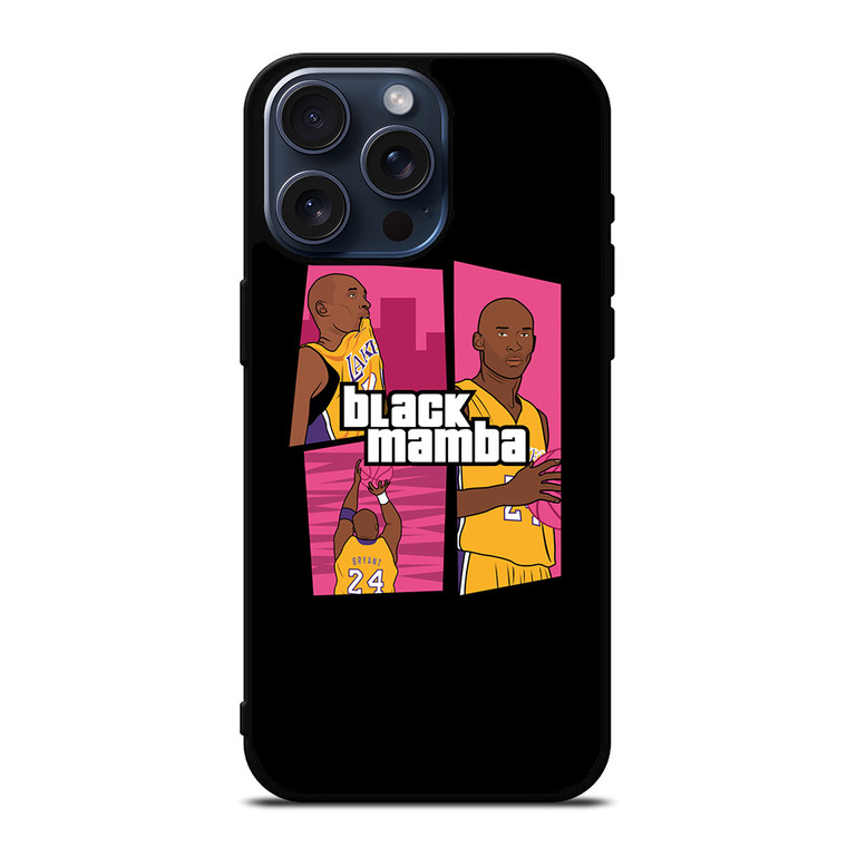 KOBE BRYANT GTA BLACK MAMBA iPhone 15 Pro Max Case