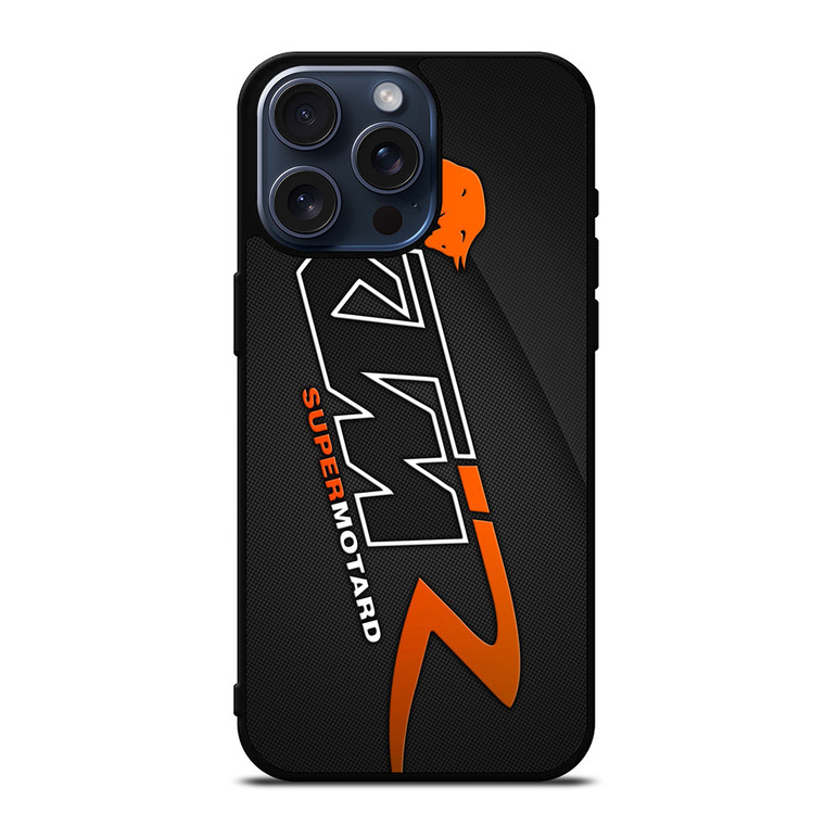 KTM SUPER MOTARD LOGO iPhone 15 Pro Max Case