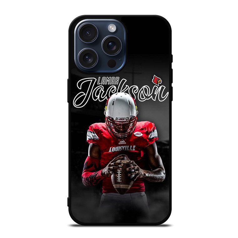 LAMAR JACKSON LOUISVILLE iPhone 15 Pro Max Case