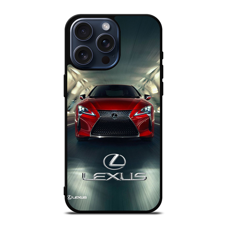 LEXUS RED CAR LOGO iPhone 15 Pro Max Case