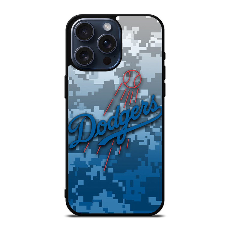 LOS ANGELES DODGERS CAMO iPhone 15 Pro Max Case
