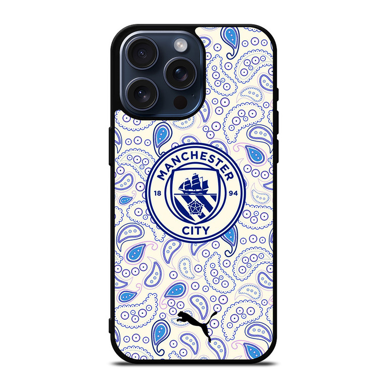 MANCHESTER CITY LOGO THIRD KIT iPhone 15 Pro Max Case