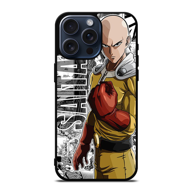 MANGA ONE PUNCH MAN SAITAMA COMIC iPhone 15 Pro Max Case
