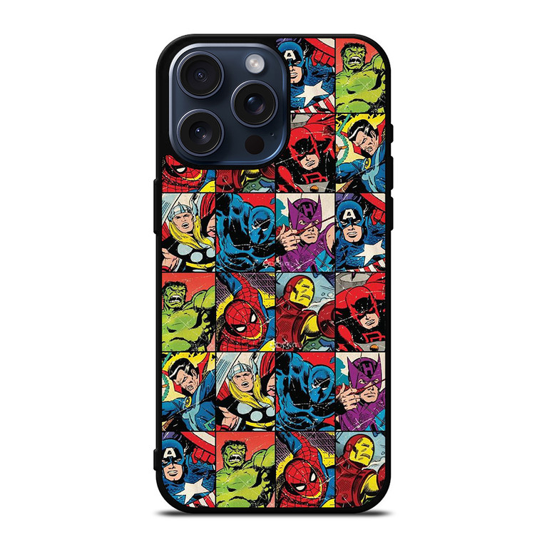 MARVEL SUPERHEROES CLASSIC COMIC iPhone 15 Pro Max Case