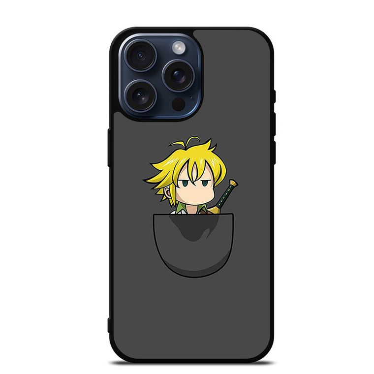 MELIODAS POCKET CARTOON iPhone 15 Pro Max Case
