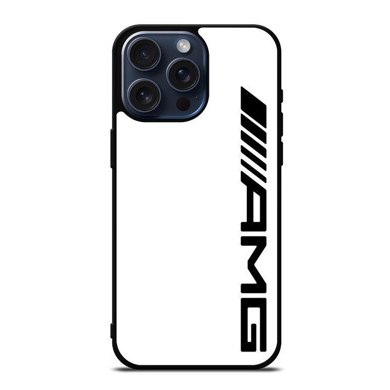 MERCEDES AMG LOGO WHITE iPhone 15 Pro Max Case