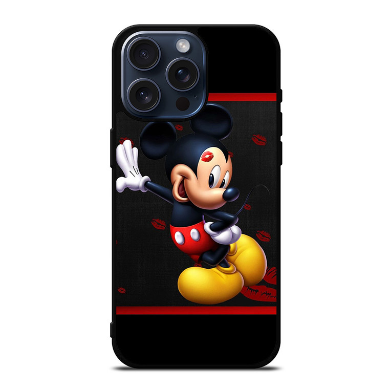 MICKEY MOUSE KISS iPhone 15 Pro Max Case