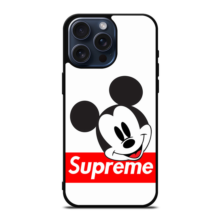 MICKEY MOUSE SUPREME iPhone 15 Pro Max Case
