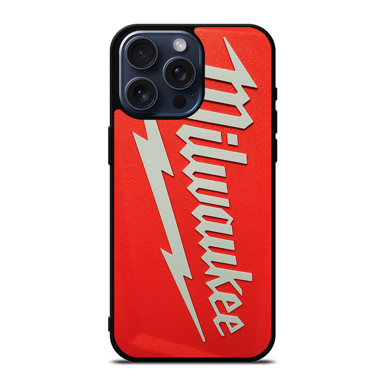 MILWAUKEE TOOL LOGO RED PLATE iPhone 15 Pro Max Case