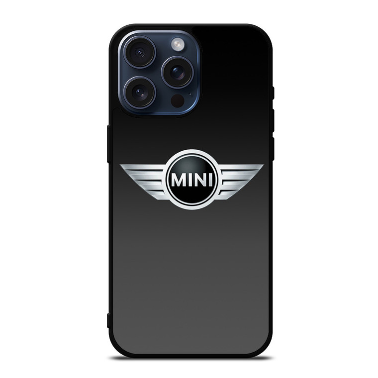 MINI COPER BLACK LOGO iPhone 15 Pro Max Case